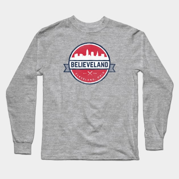 Believeland Long Sleeve T-Shirt by kaitlinmeme